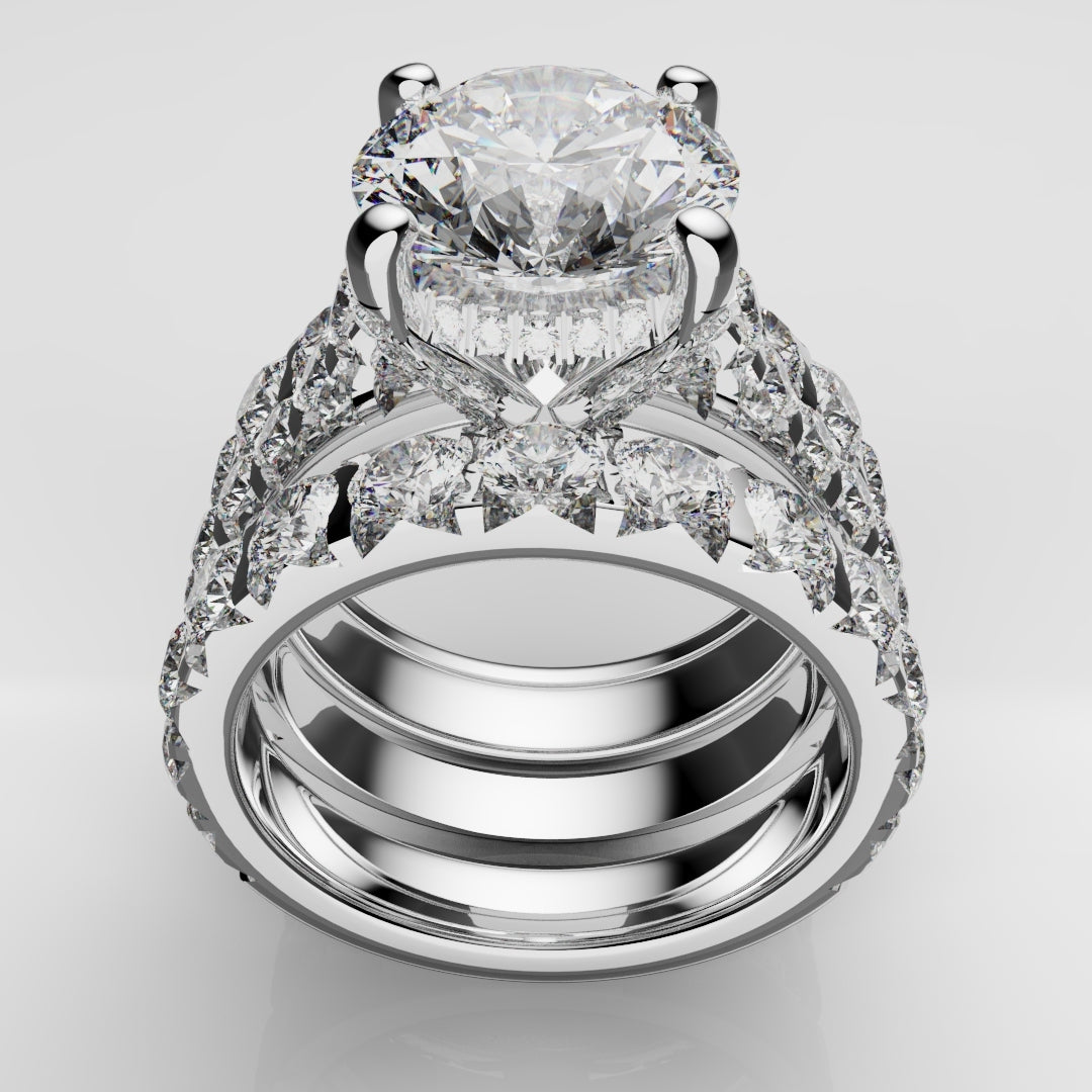 Kevin & Sally - Eternity Ring with Side profile diamonds