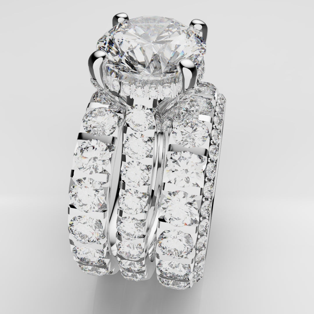 Kevin & Sally - Eternity Ring with Side profile diamonds