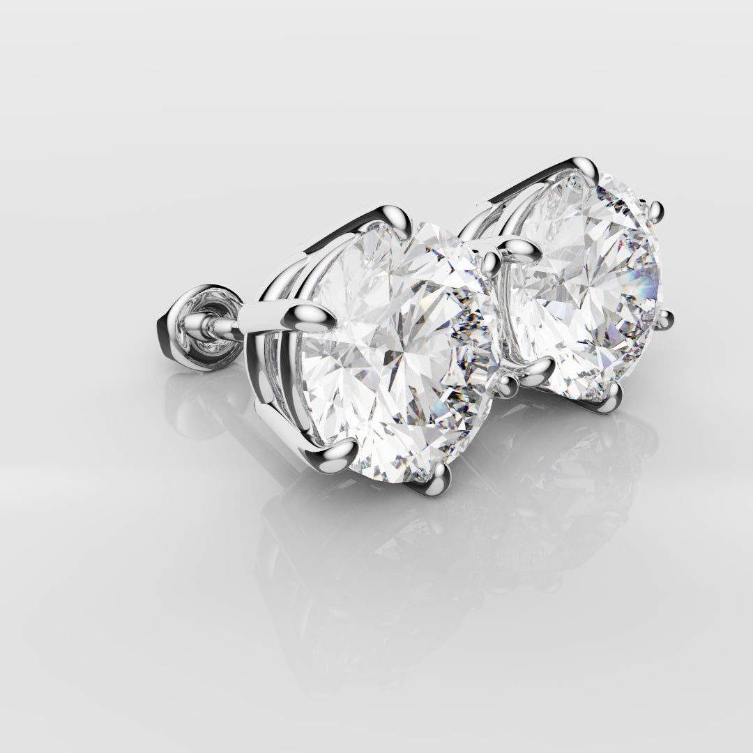 Bespoke Round Diamond Studs