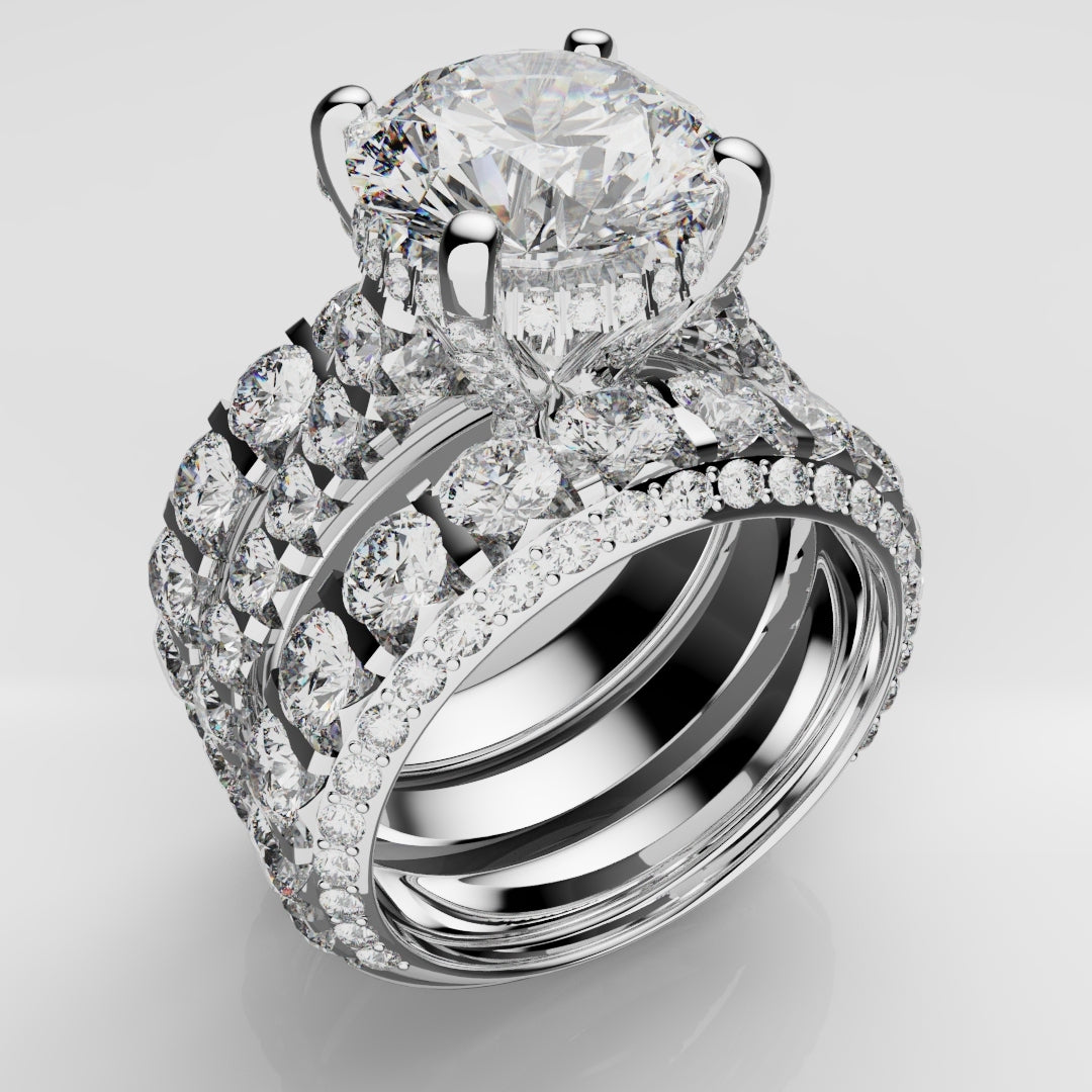 Kevin & Sally - Eternity Ring with Side profile diamonds