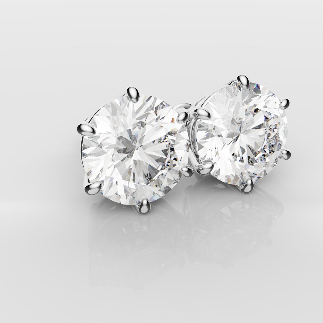 Bespoke Round Diamond Studs