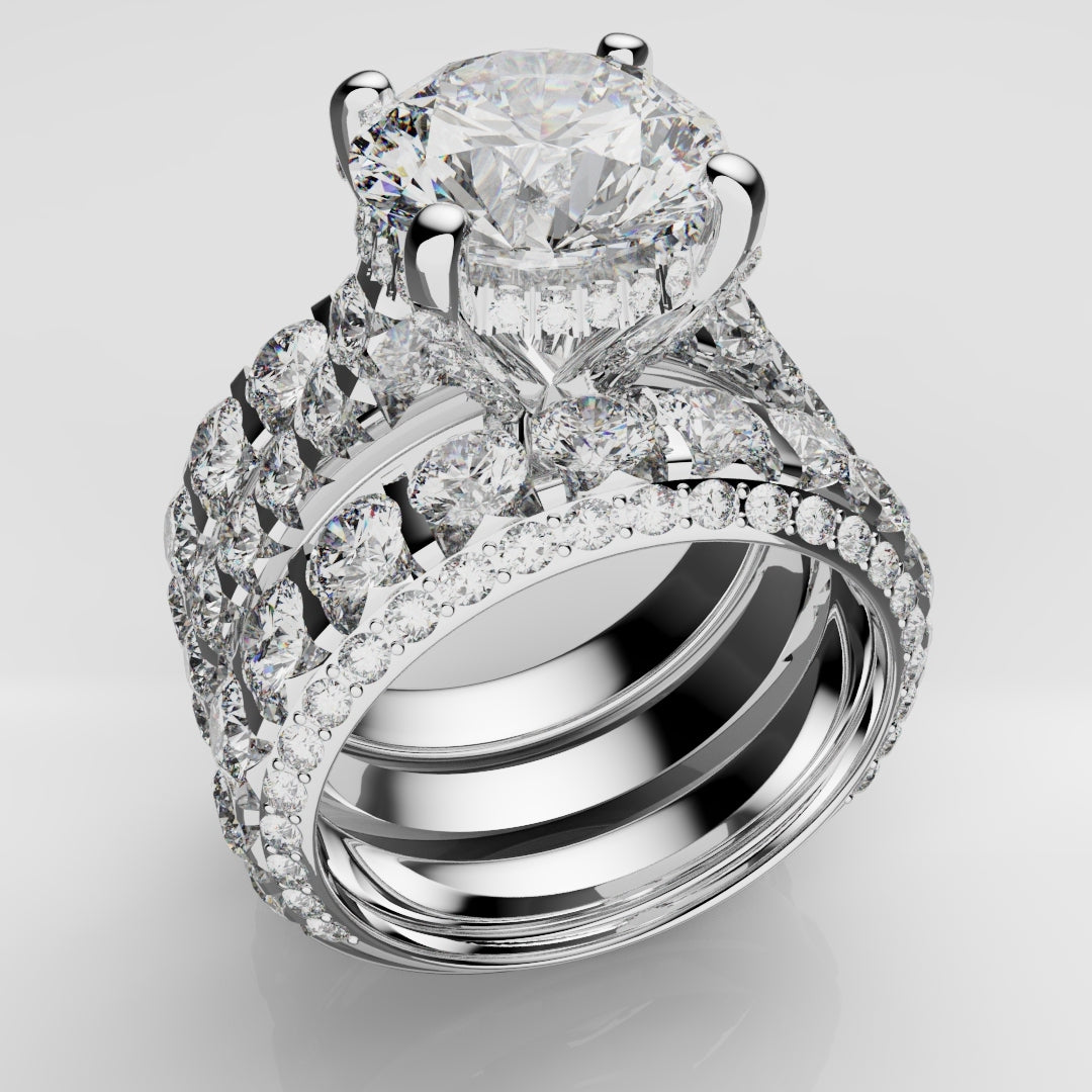 Kevin & Sally - Eternity Ring with Side profile diamonds