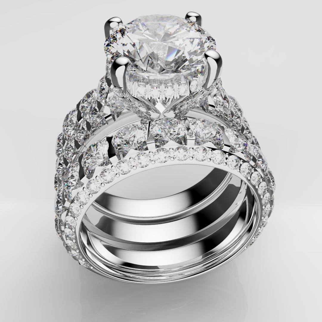 Kevin & Sally - Eternity Ring with Side profile diamonds