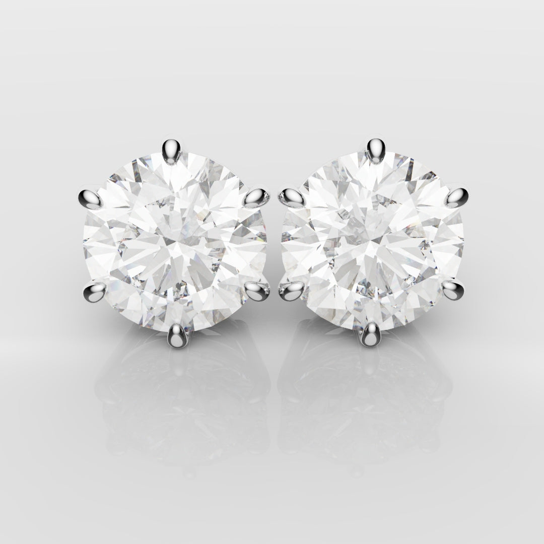 Bespoke Round Diamond Studs