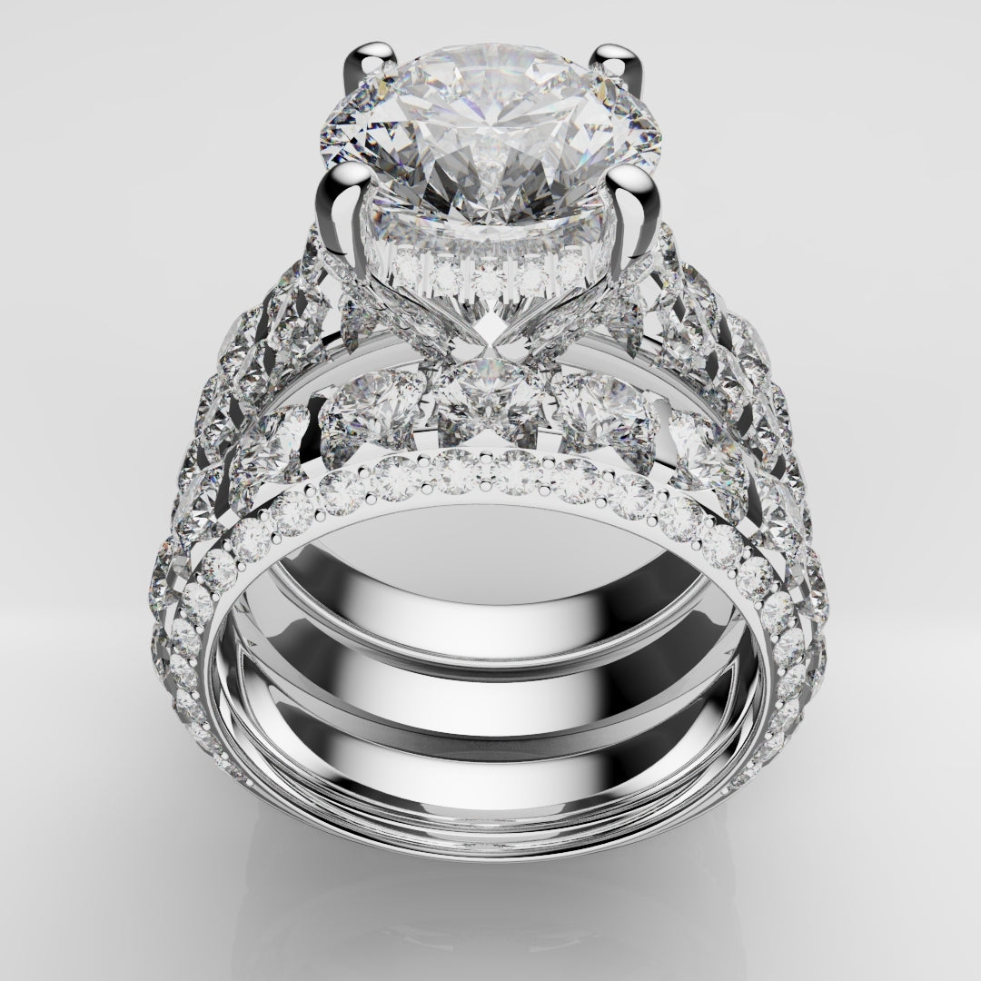 Kevin & Sally - Eternity Ring with Side profile diamonds