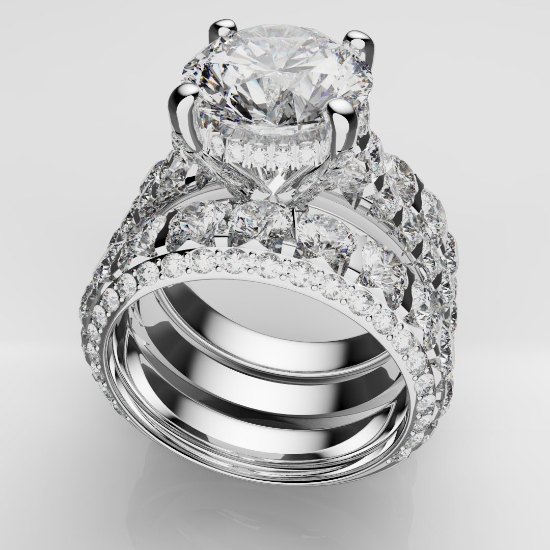 Kevin & Sally - Eternity Ring with Side profile diamonds