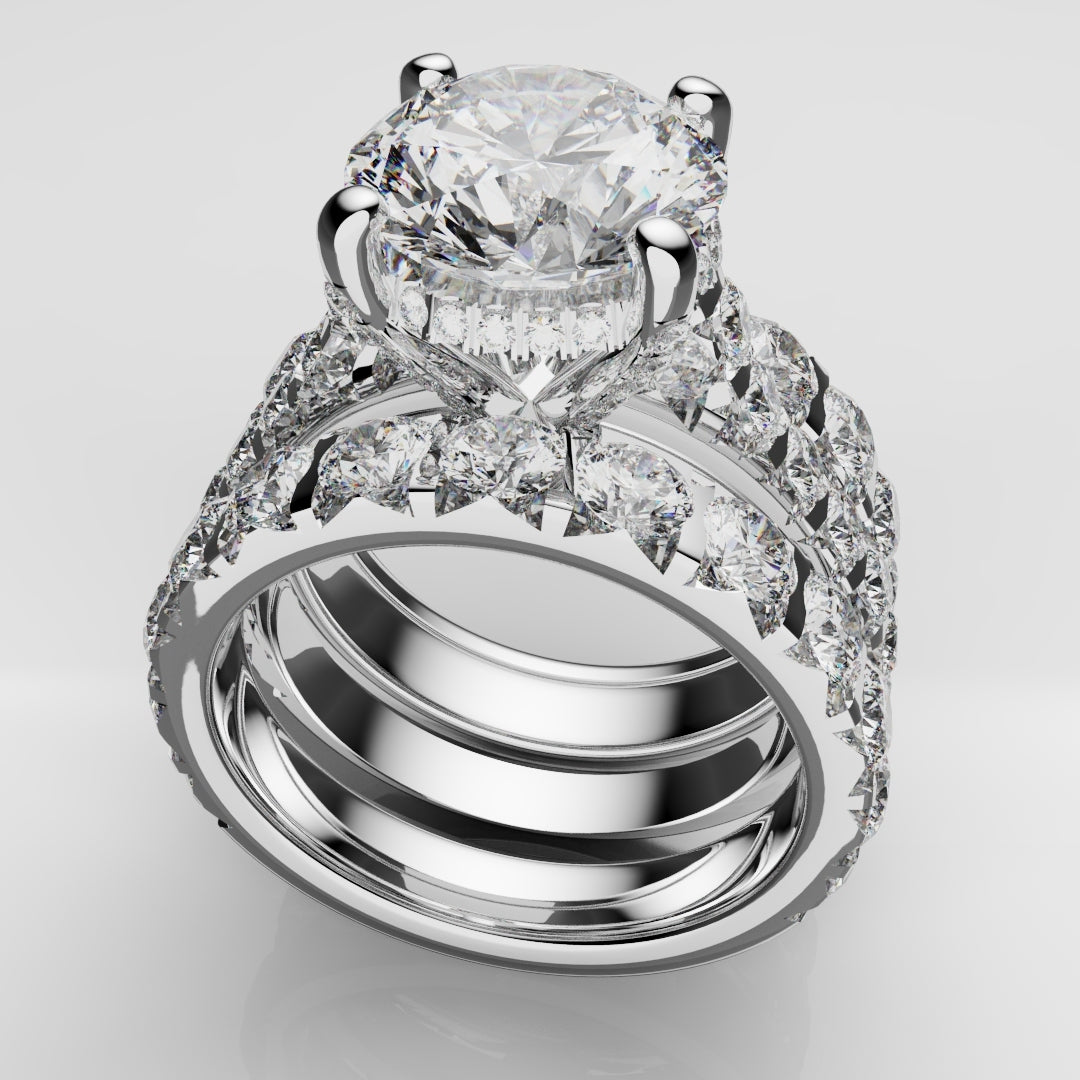 Kevin & Sally - Eternity Ring with Side profile diamonds