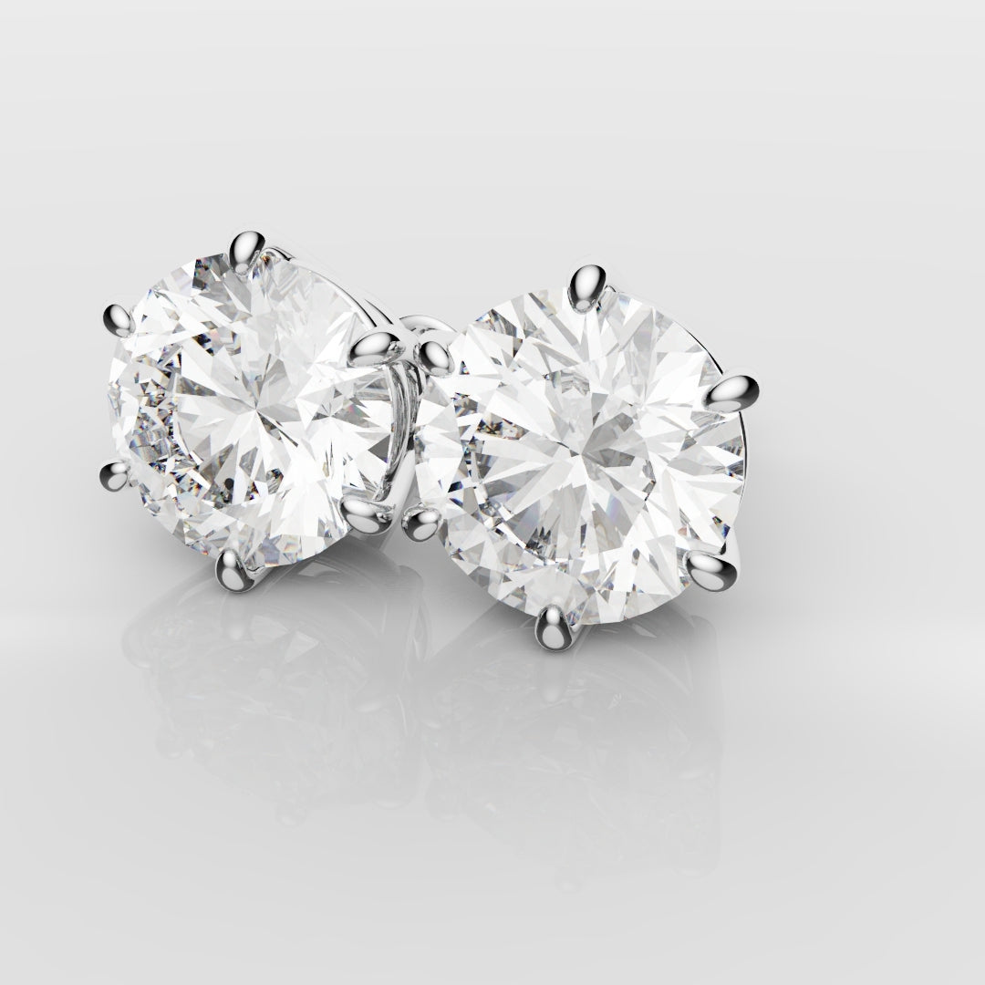 Bespoke Round Diamond Studs