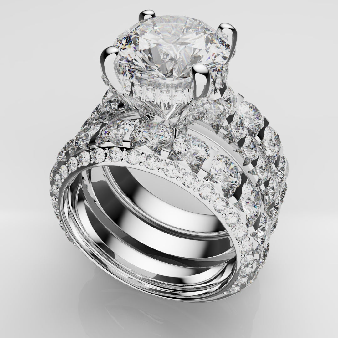 Kevin & Sally - Eternity Ring with Side profile diamonds