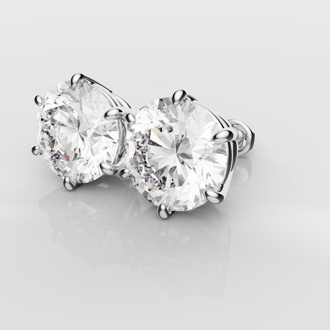 Bespoke Round Diamond Studs