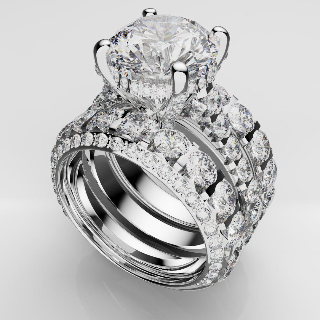 Kevin & Sally - Eternity Ring with Side profile diamonds