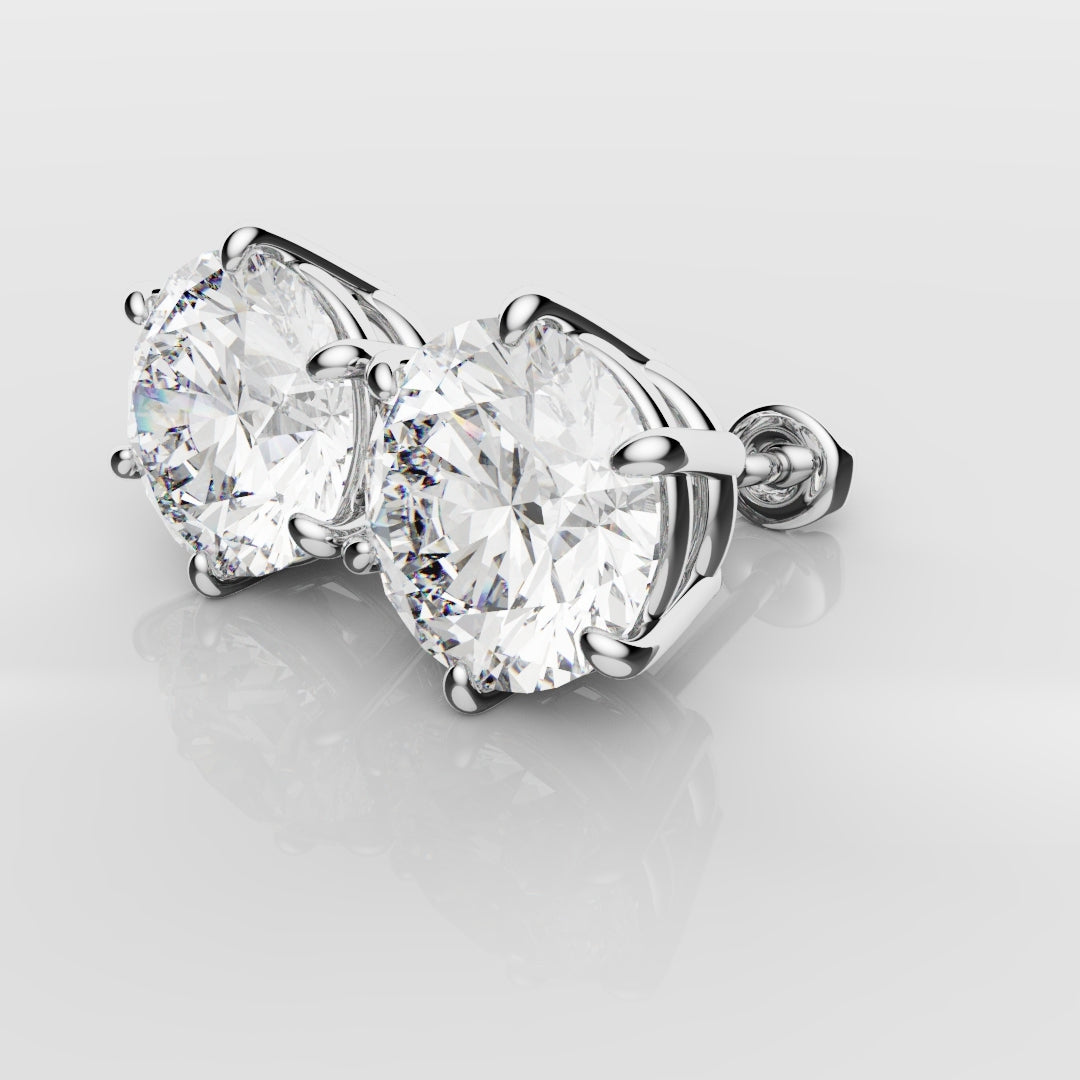 Bespoke Round Diamond Studs