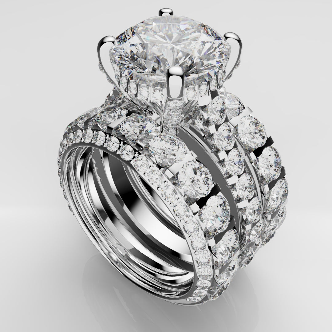 Kevin & Sally - Eternity Ring with Side profile diamonds