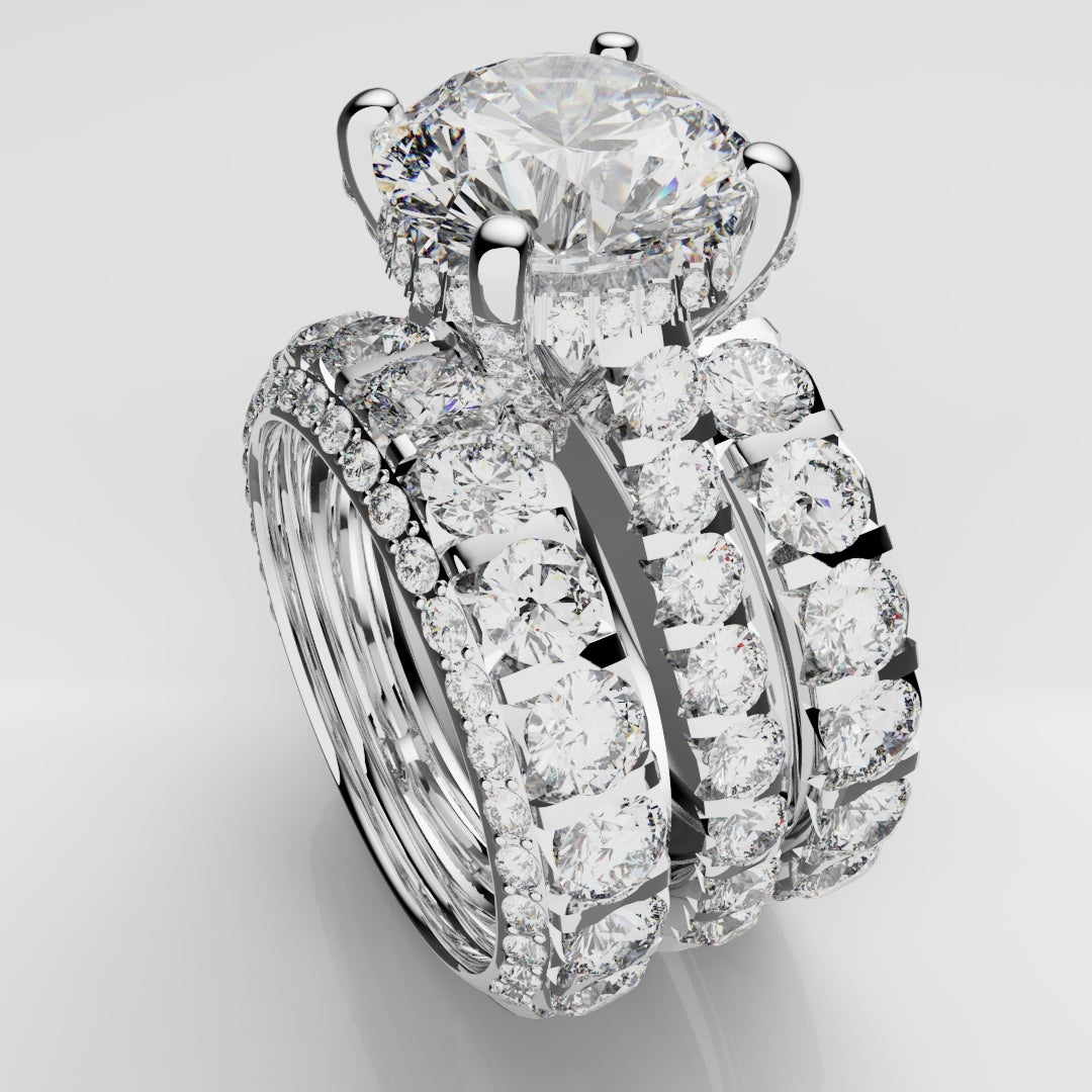 Kevin & Sally - Eternity Ring with Side profile diamonds