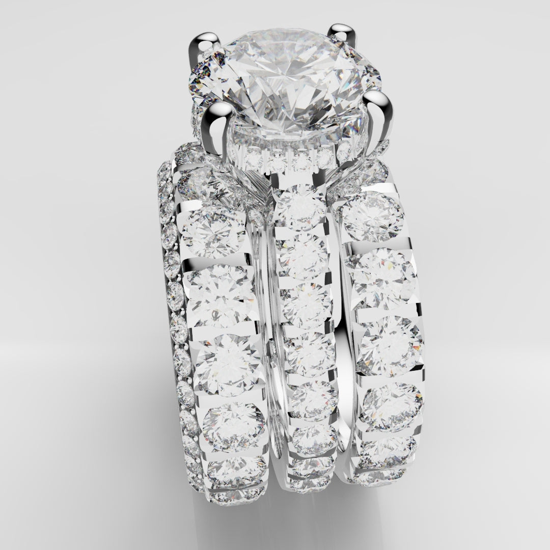 Kevin & Sally - Eternity Ring with Side profile diamonds