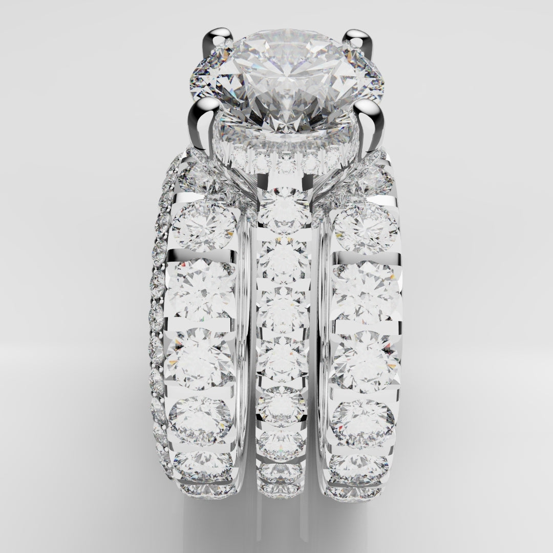 Kevin & Sally - Eternity Ring with Side profile diamonds