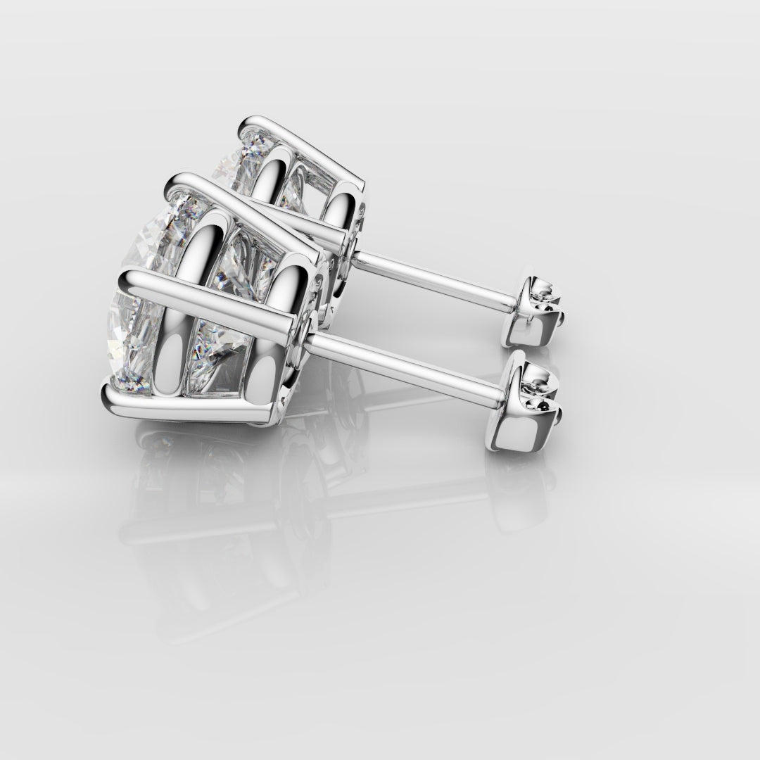 Bespoke Round Diamond Studs