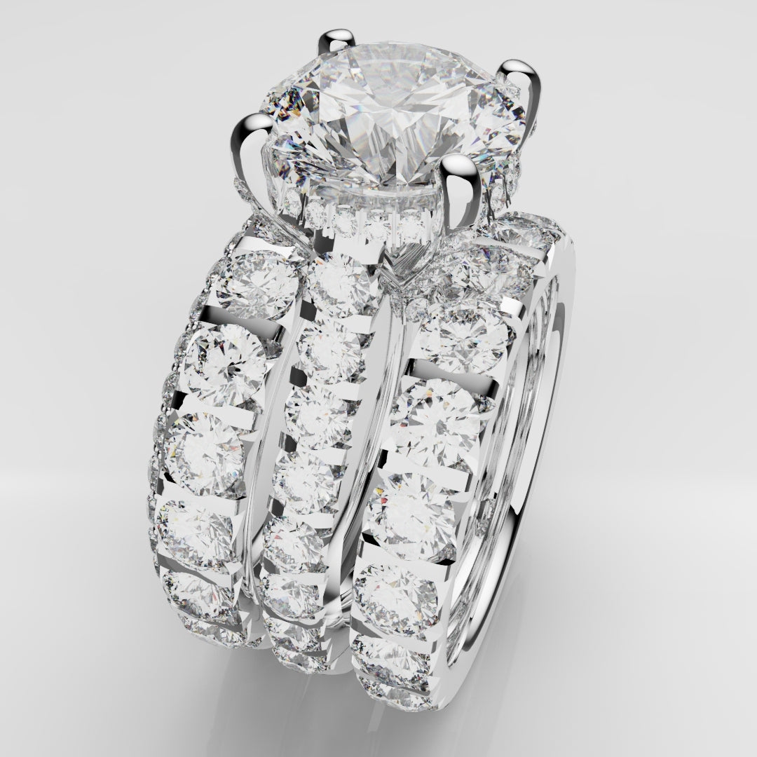 Kevin & Sally - Eternity Ring with Side profile diamonds