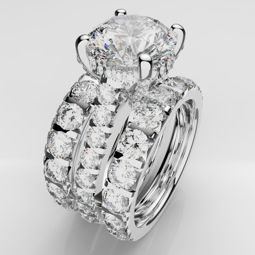 Kevin & Sally - Eternity Ring with Side profile diamonds
