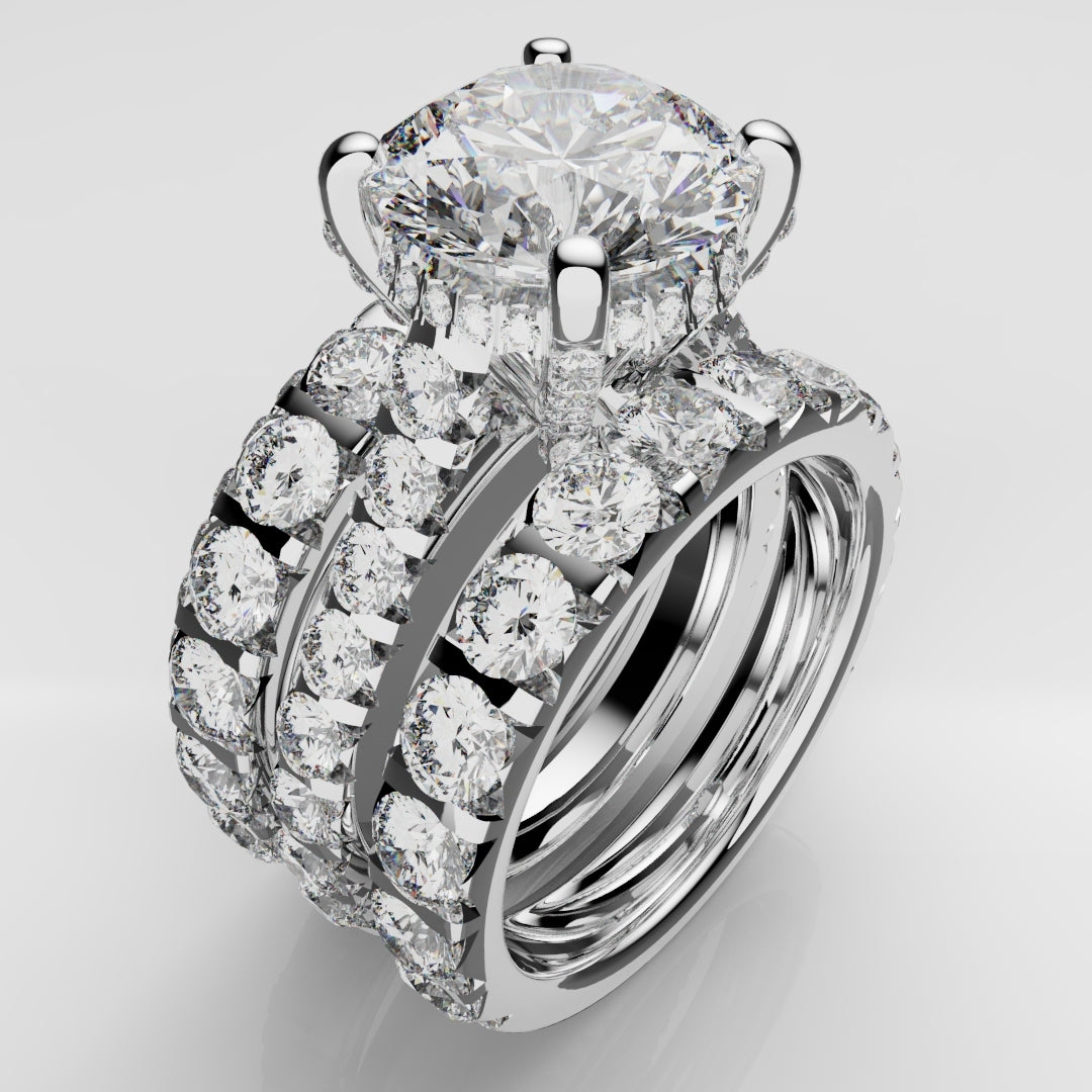 Kevin & Sally - Eternity Ring with Side profile diamonds