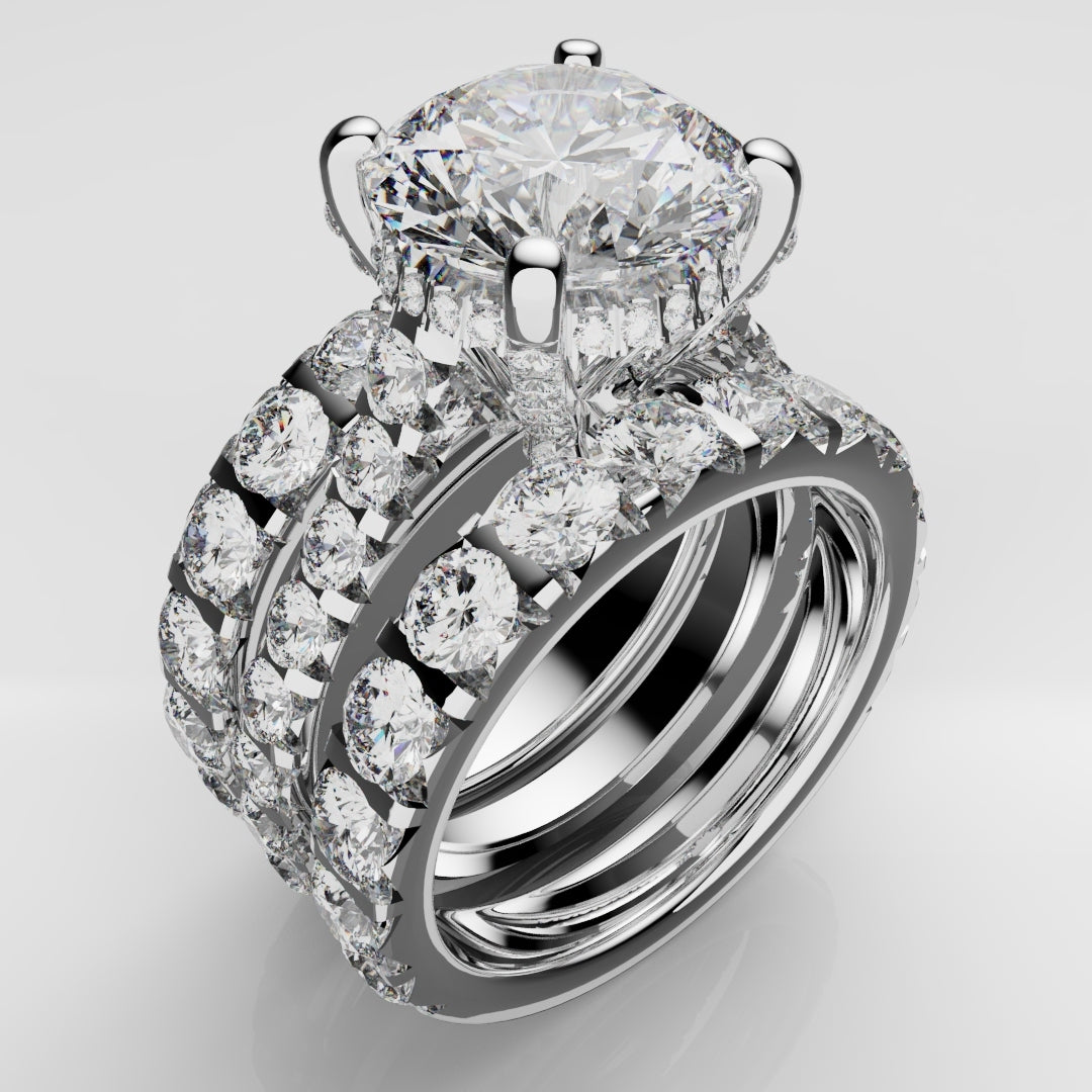 Kevin & Sally - Eternity Ring with Side profile diamonds