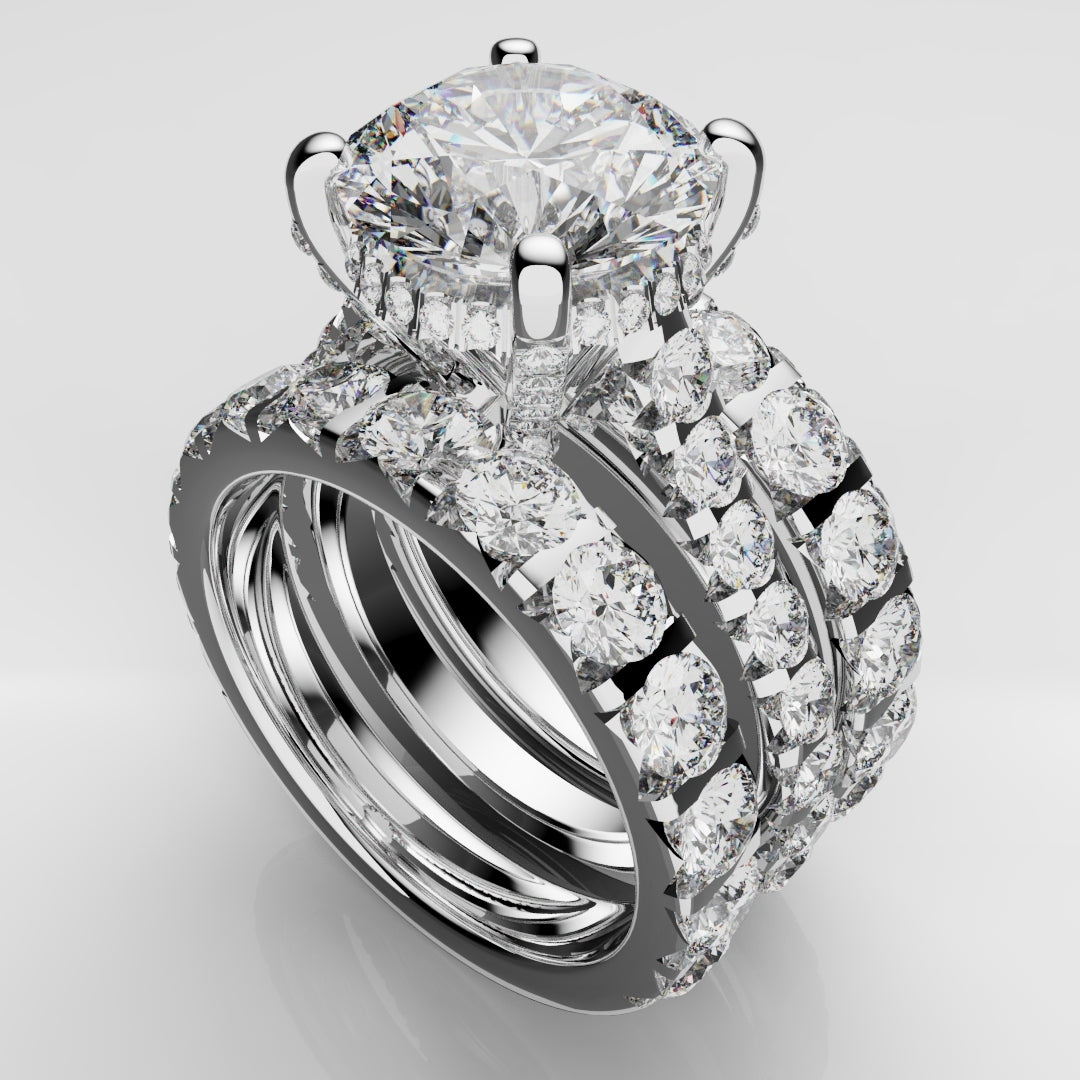 Kevin & Sally - Eternity Ring with Side profile diamonds
