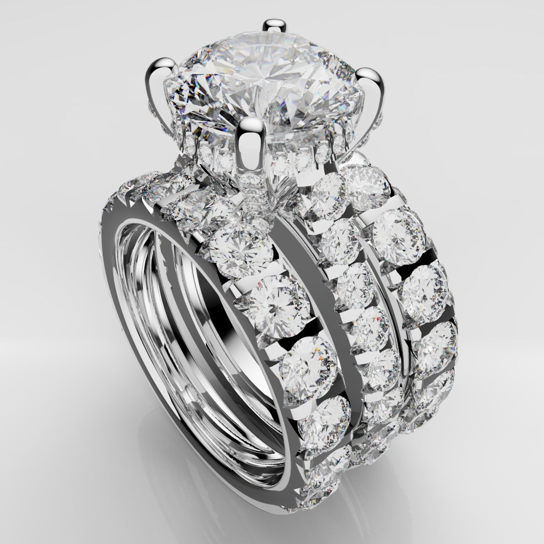 Kevin & Sally - Eternity Ring with Side profile diamonds