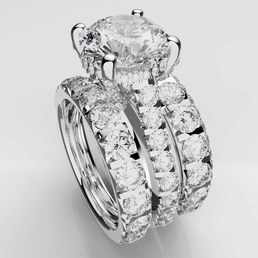 Kevin & Sally - Eternity Ring with Side profile diamonds