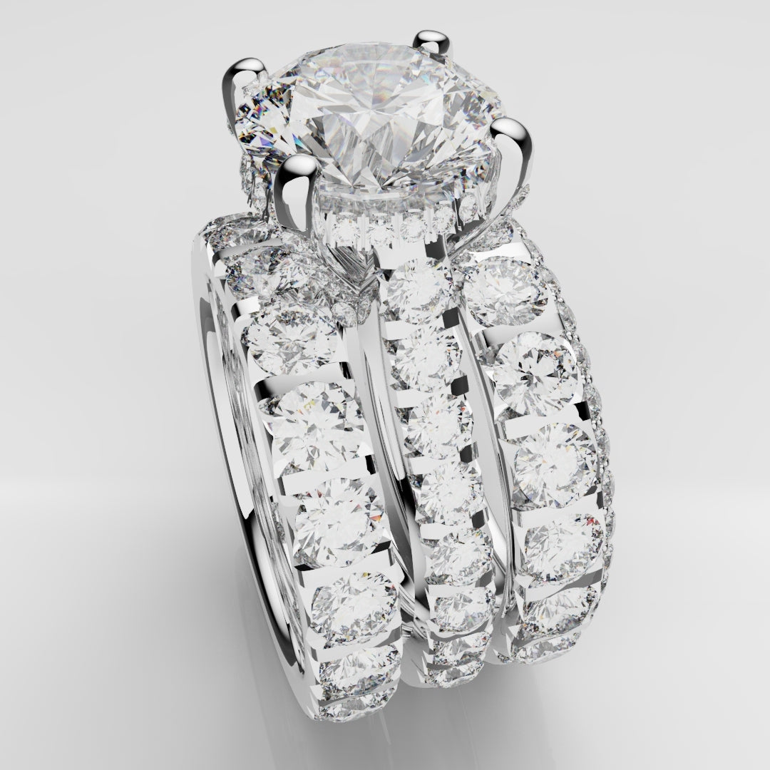 Kevin & Sally - Eternity Ring with Side profile diamonds