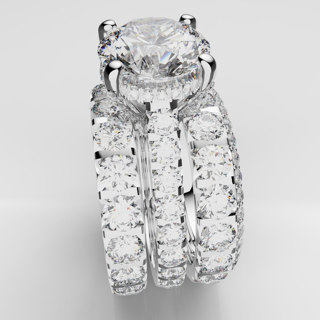 Kevin & Sally - Eternity Ring with Side profile diamonds