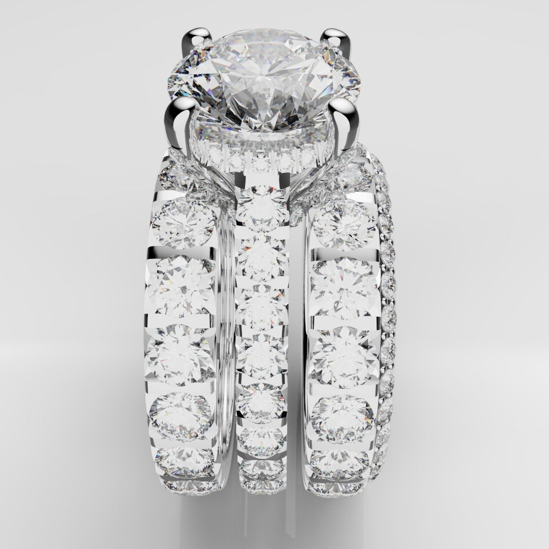 Kevin & Sally - Eternity Ring with Side profile diamonds