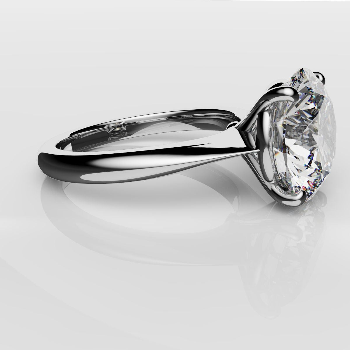 3.5ct Round Diamond Ring