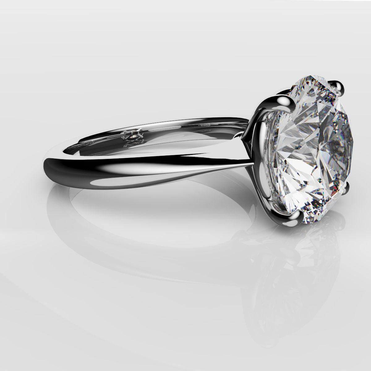 3.5ct Round Diamond Ring