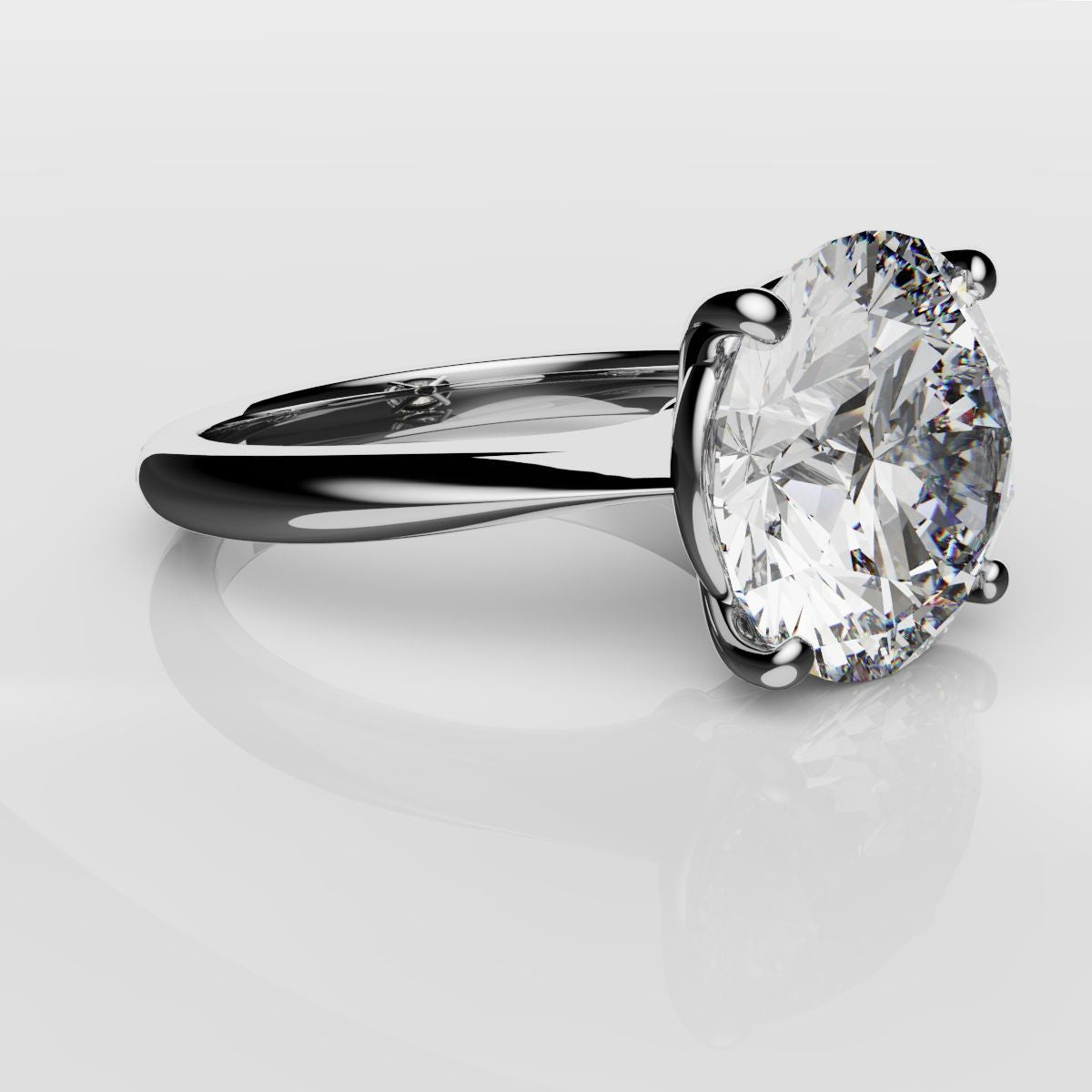 3.5ct Round Diamond Ring