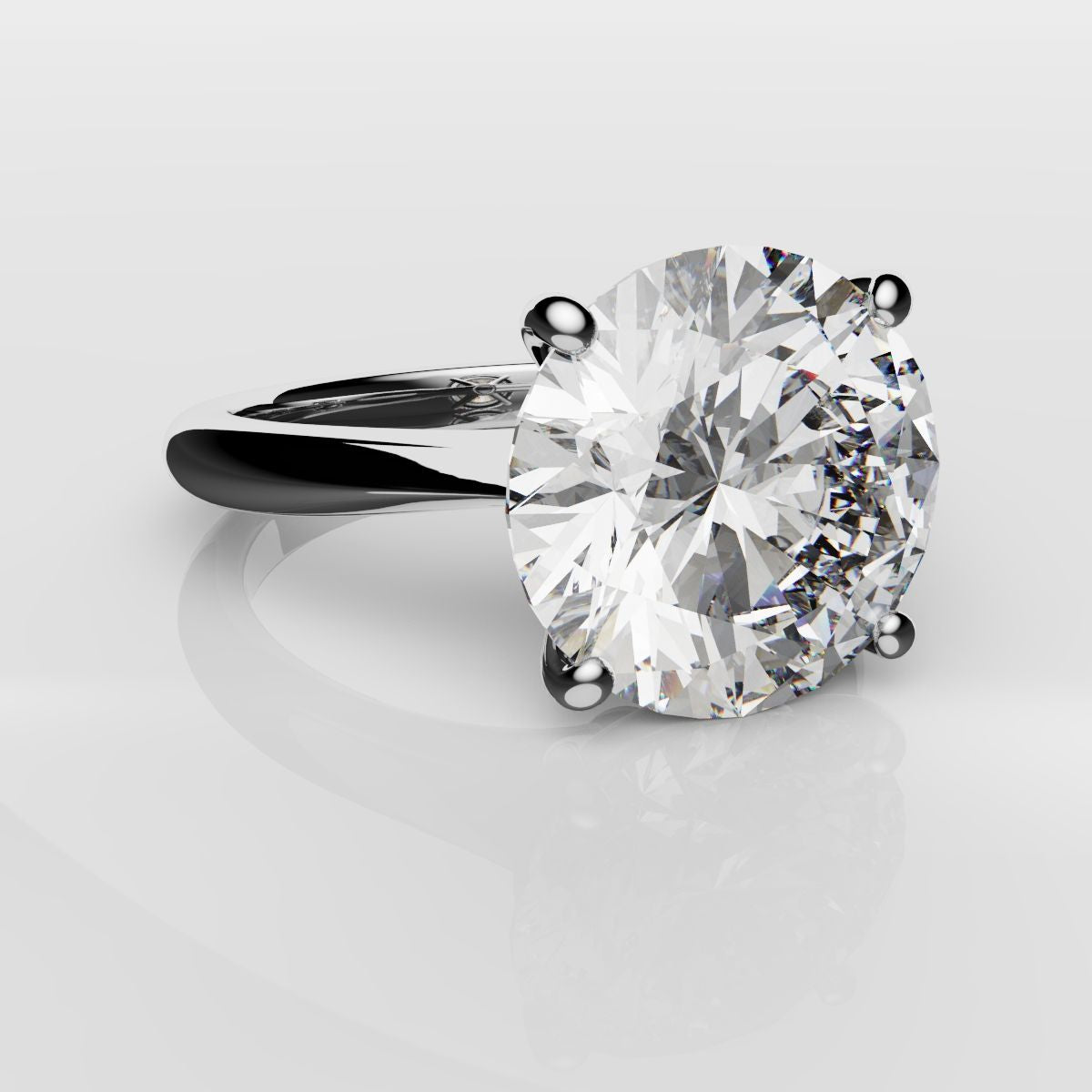 3.5ct Round Diamond Ring