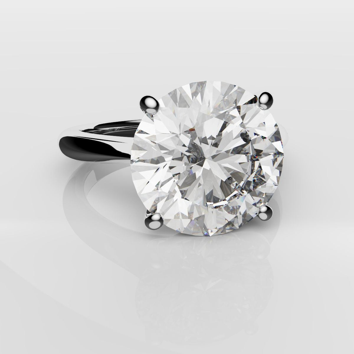 3.5ct Round Diamond Ring