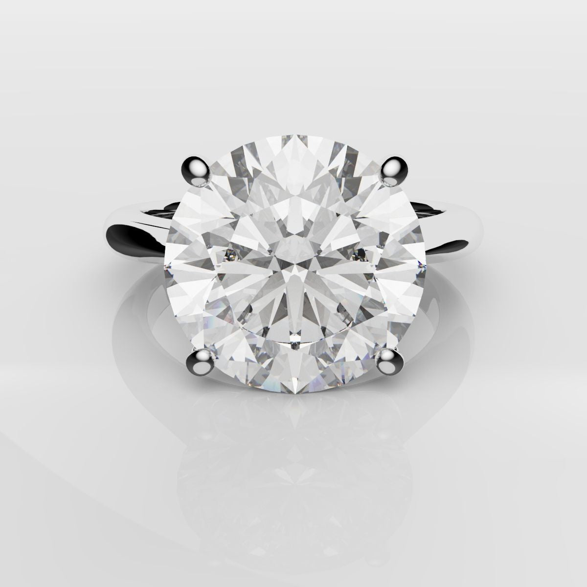 3.5ct Round Diamond Ring