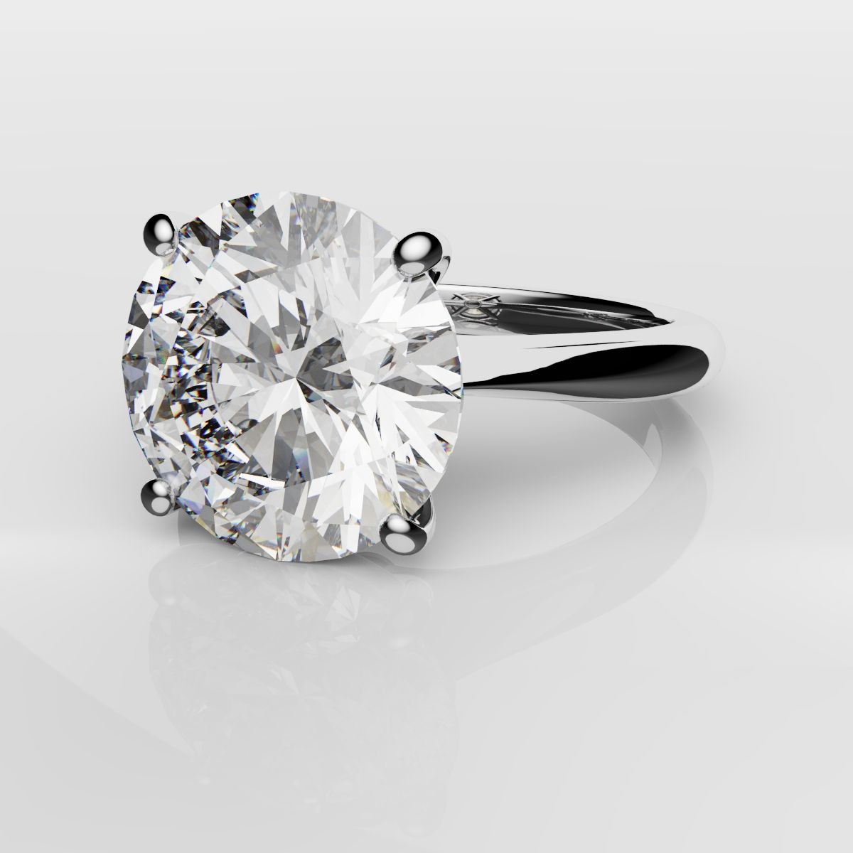 3.5ct Round Diamond Ring