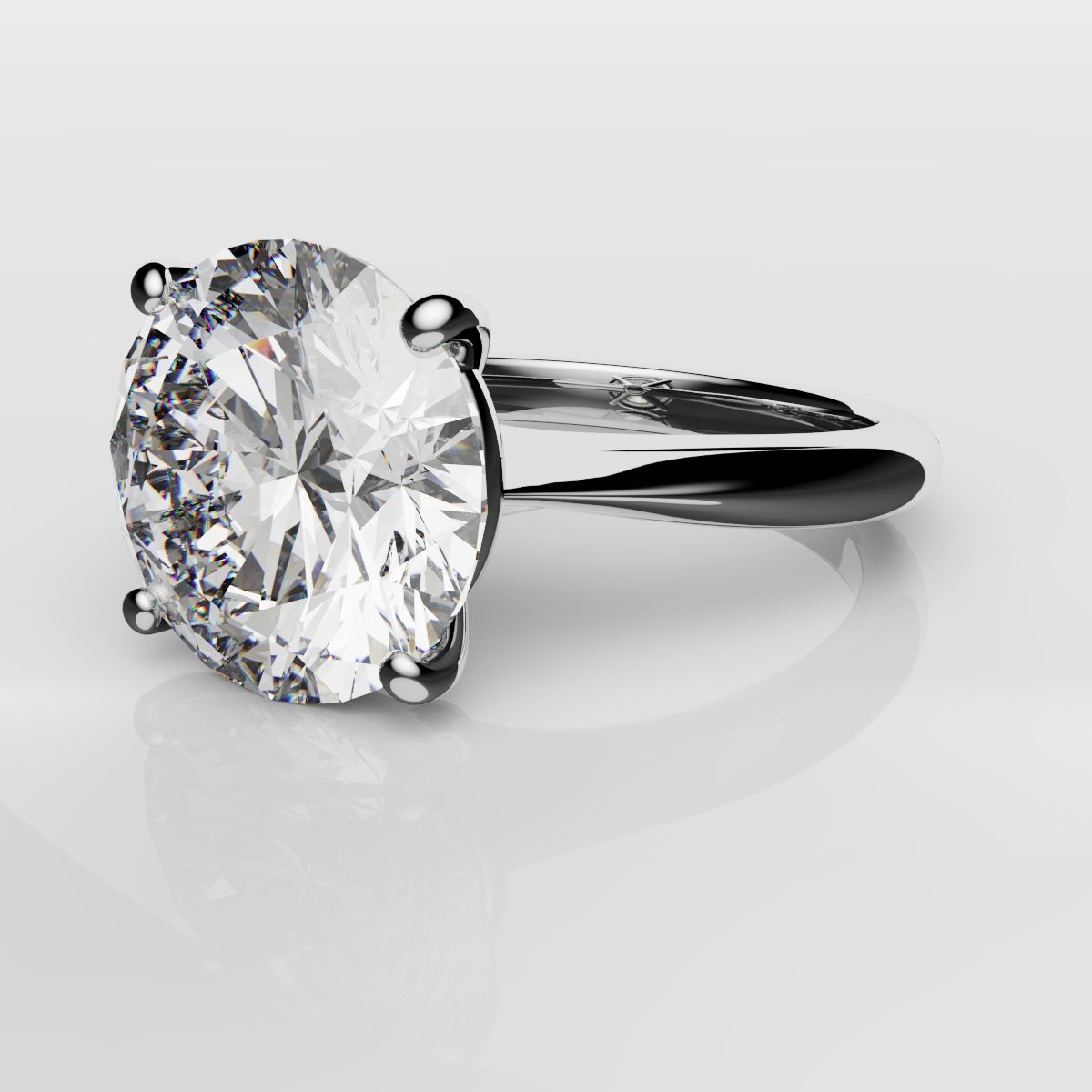 3.5ct Round Diamond Ring