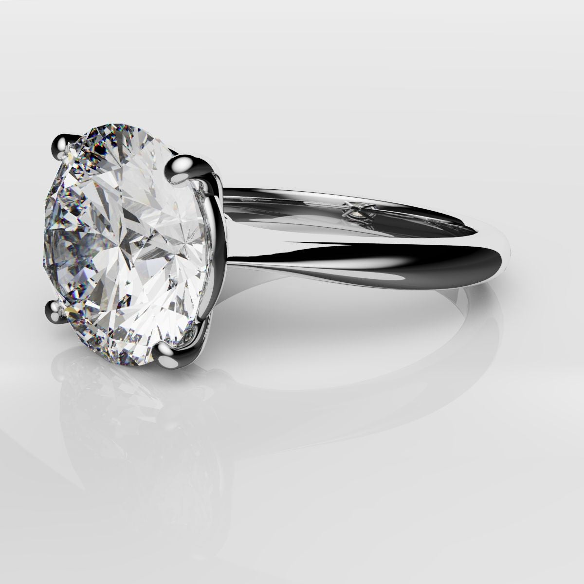 3.5ct Round Diamond Ring