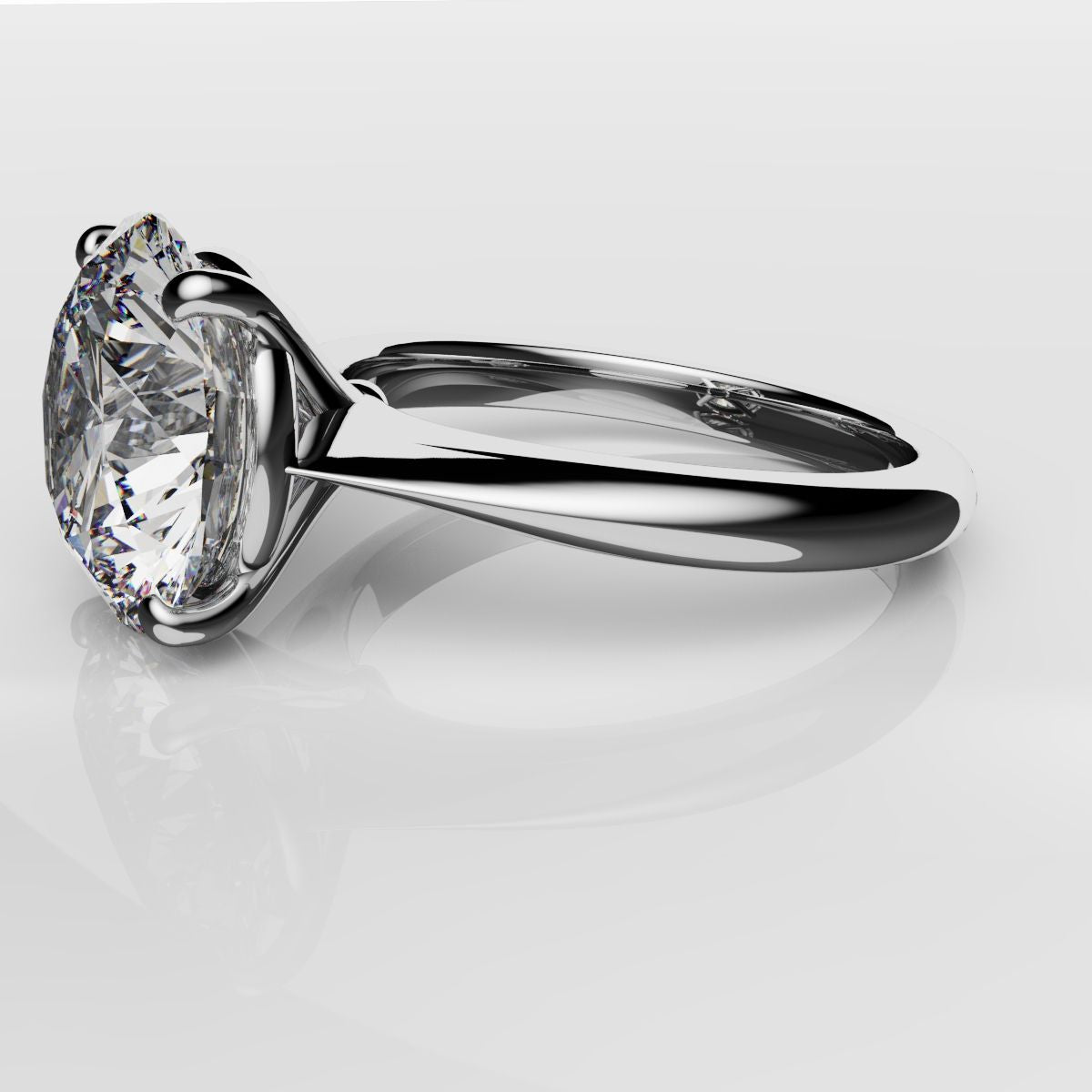3.5ct Round Diamond Ring