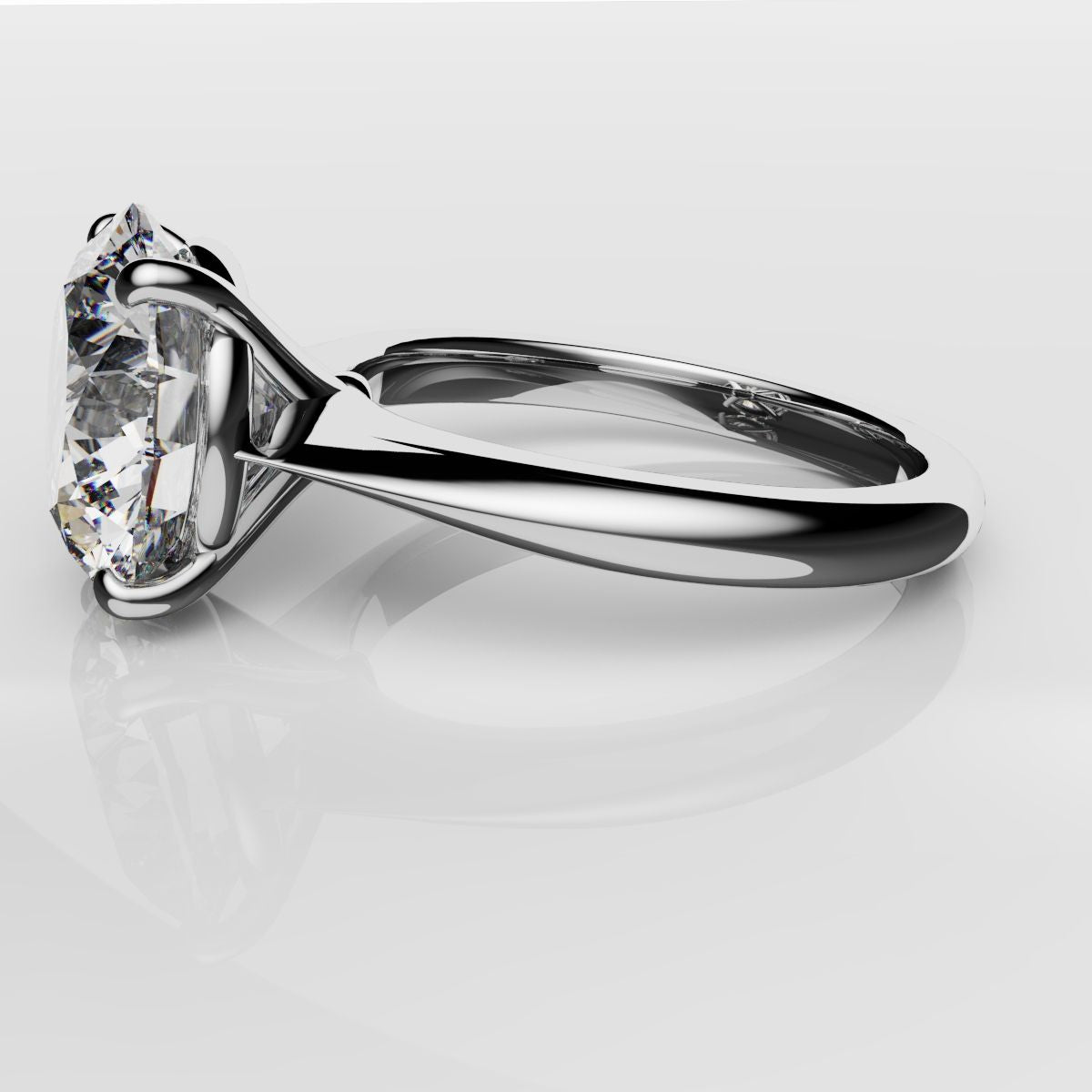 3.5ct Round Diamond Ring