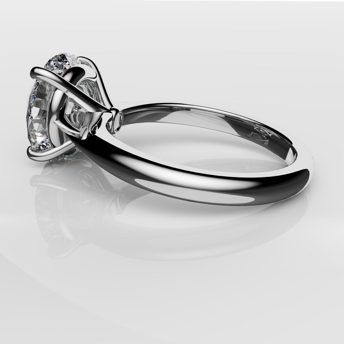 3.5ct Round Diamond Ring