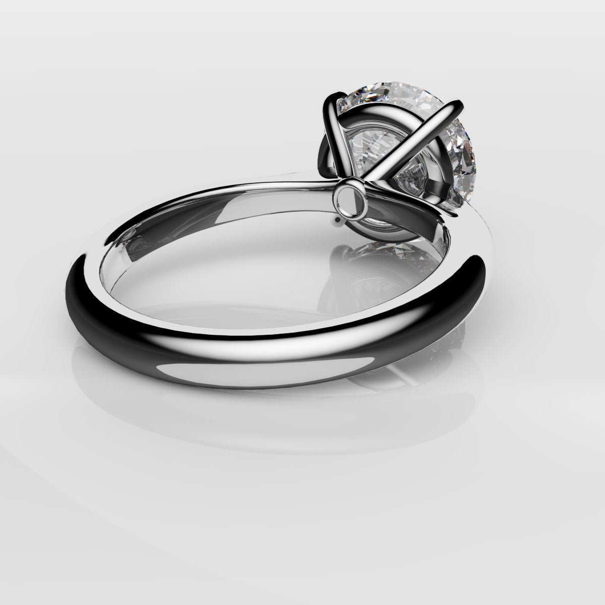 3.5ct Round Diamond Ring