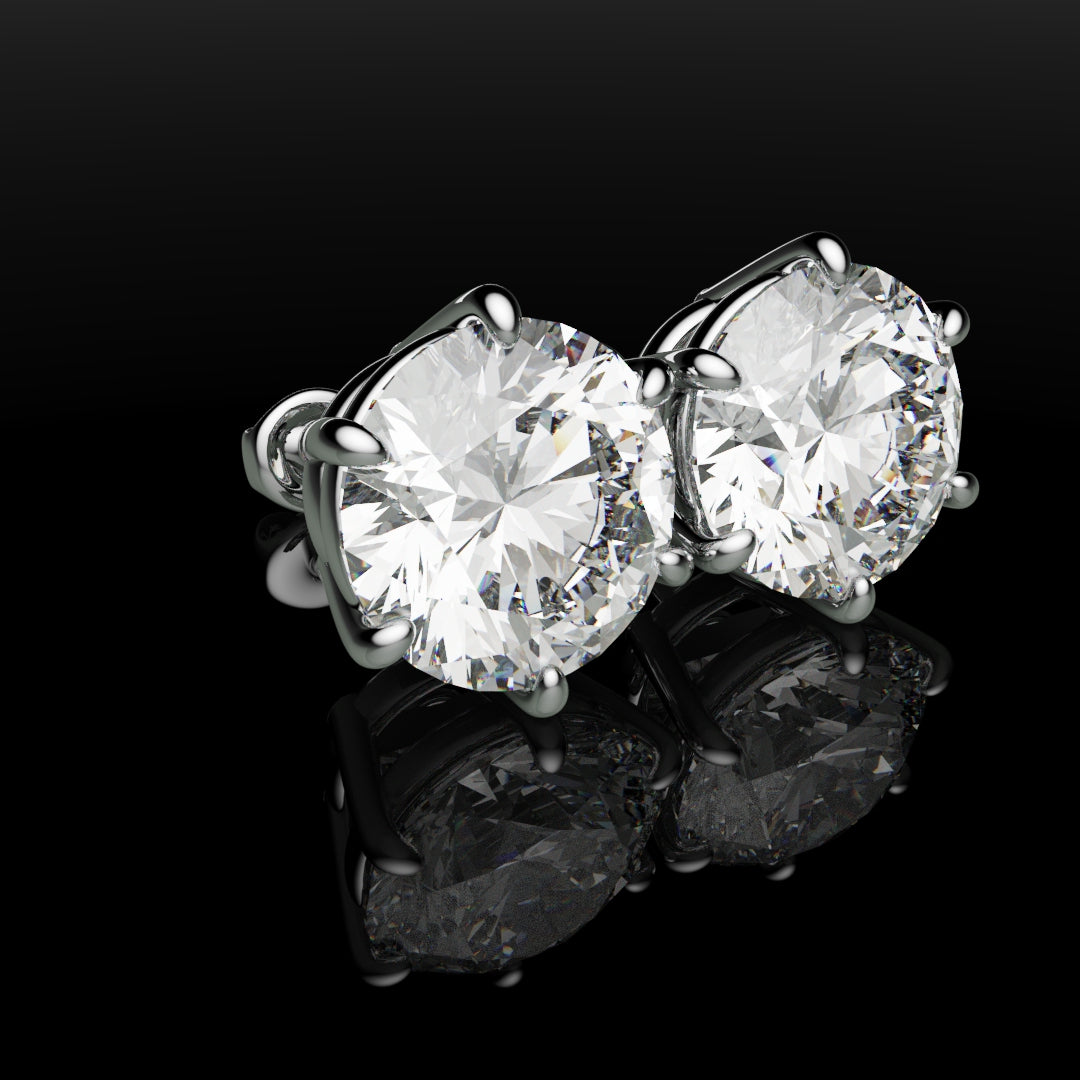 Bespoke Round Diamond Studs