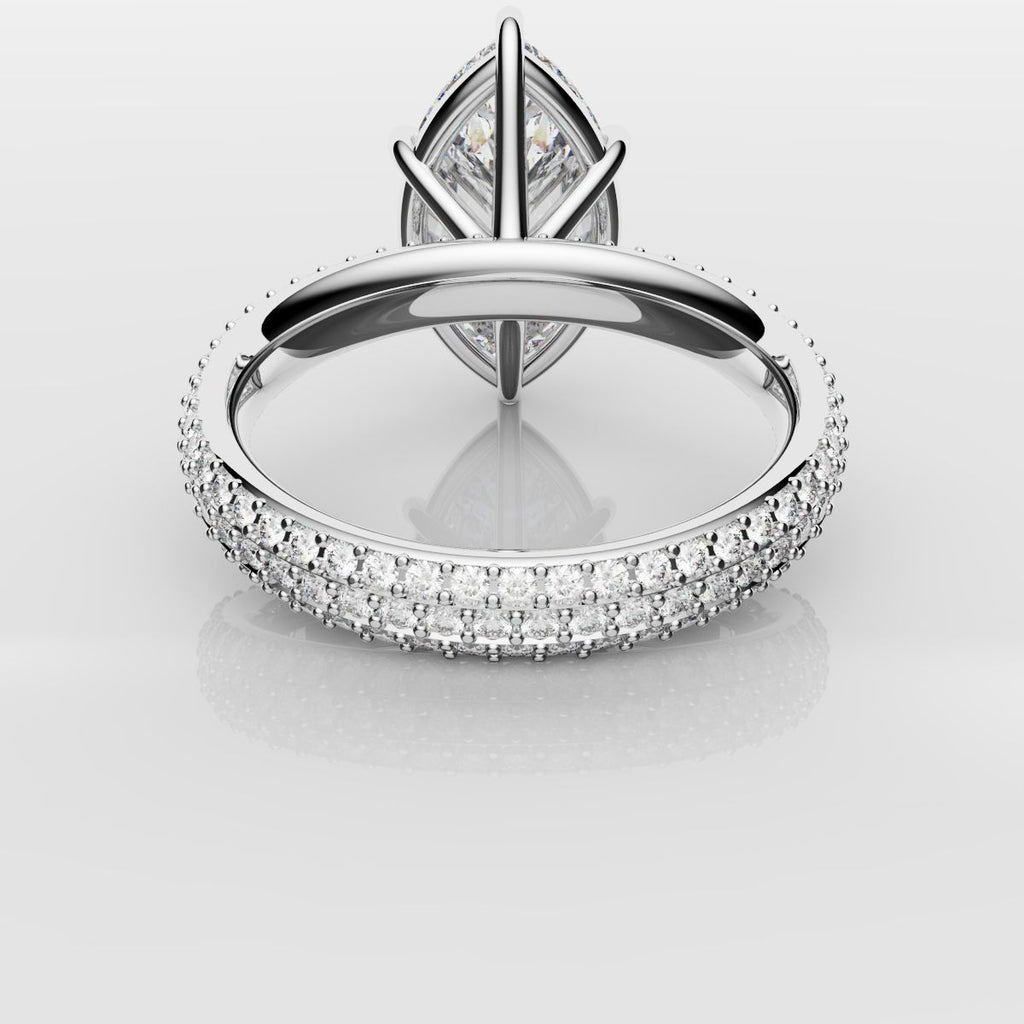 Marquise Diamond Engagement Ring
