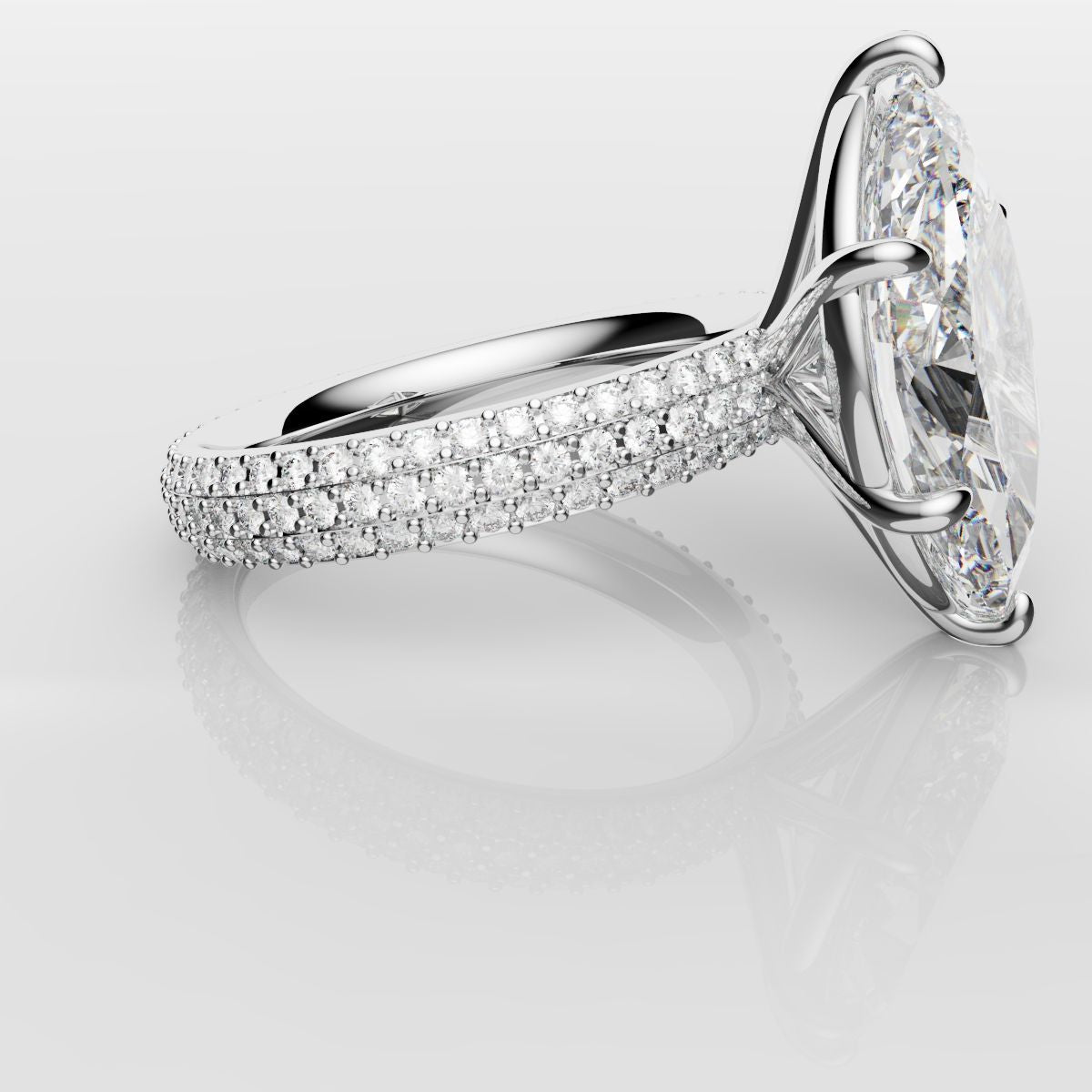 Marquise Diamond Engagement Ring