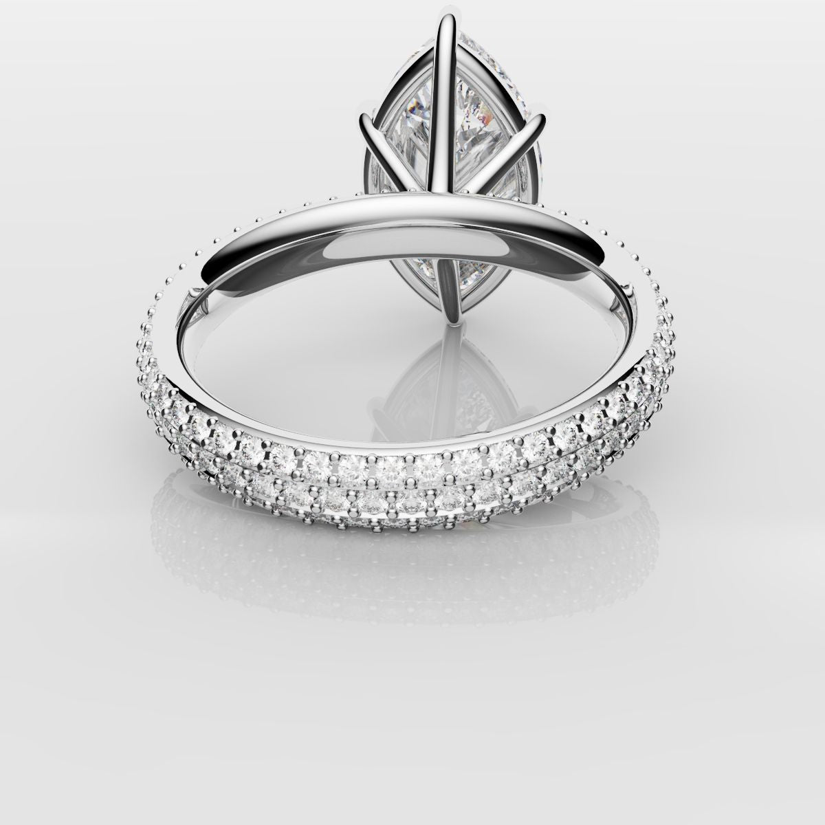 Marquise Diamond Engagement Ring