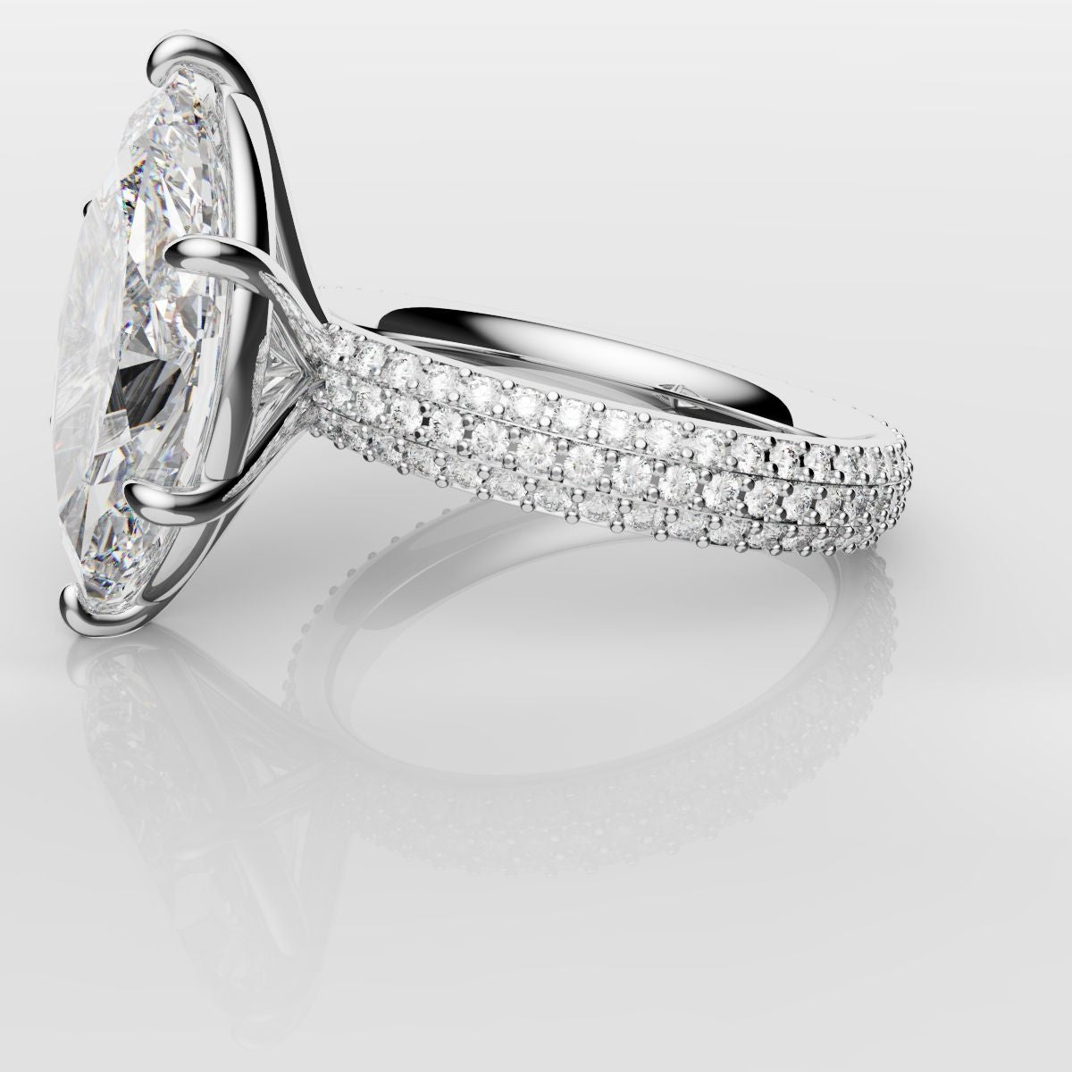 Marquise Diamond Engagement Ring