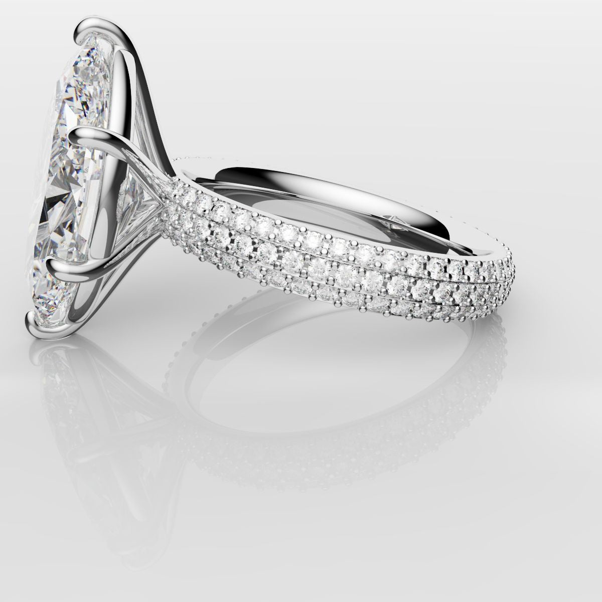 Marquise Diamond Engagement Ring